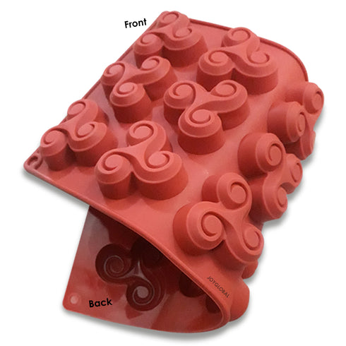 Fidget Spinner Shape Silicone Mould - 25 Grams