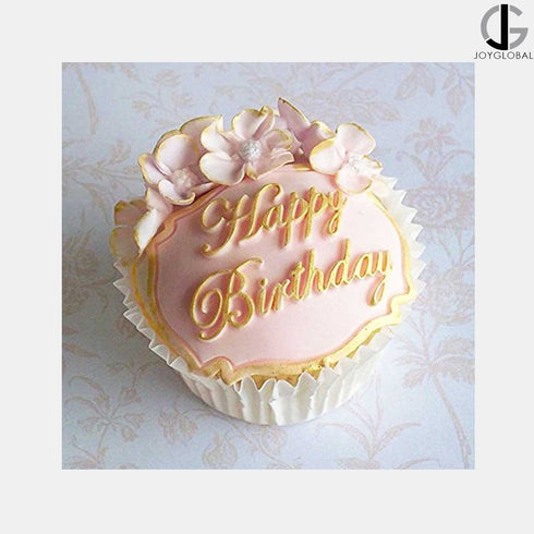 Silicone Happy Birthday Frame Mould