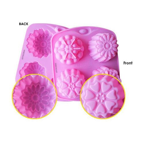 Multi Flowers Silicone Mould - 75 Grams