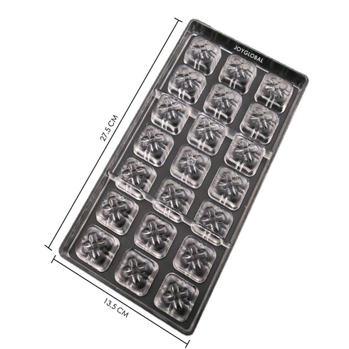 Polycarbonate Designer Square Mould - 12 Grams