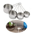 Stainless Steel Measuring Four Cup Set