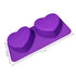 Silicone Love and Rose Heart Shaped Mould