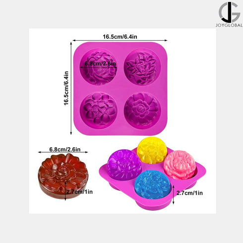 Silicone Different Flower Mould - Approximately 75 Grams