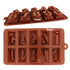 Silicone Number Chocolate Mould