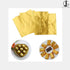 Aluminum Golden Chocolate Wrappers