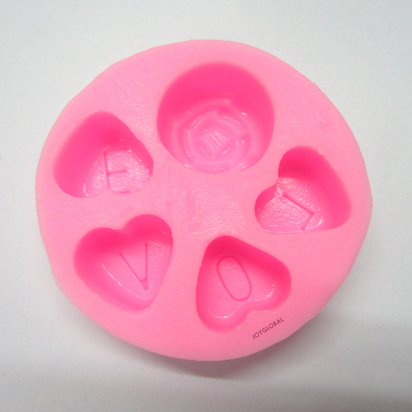 Silicone Love Heart Mould