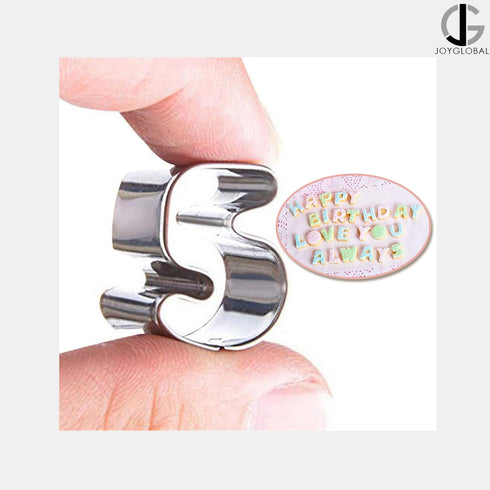 JoyGlobal Stainless Steel 26 Piece Alphabet Letter Cutter