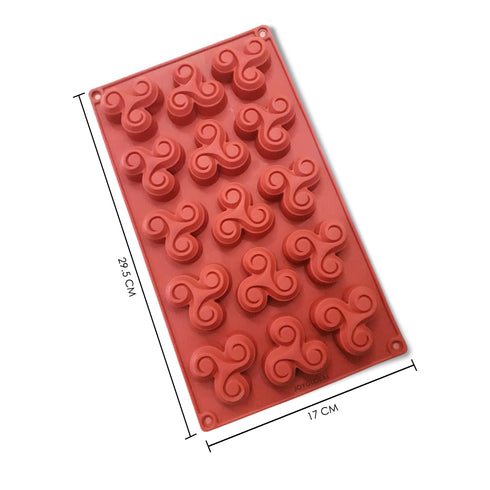 Fidget Spinner Shape Silicone Mould - 25 Grams