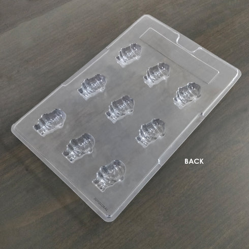 Cacao Santa Shape Christmas PVC Mould - 12 Grams