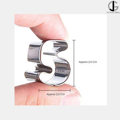 JoyGlobal Stainless Steel 26 Piece Alphabet Letter Cutter