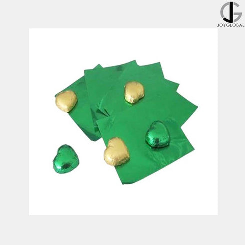 Aluminium Chocolate Wrappers- Green