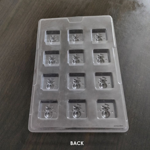 Cacao Snowman Shape PVC Mould