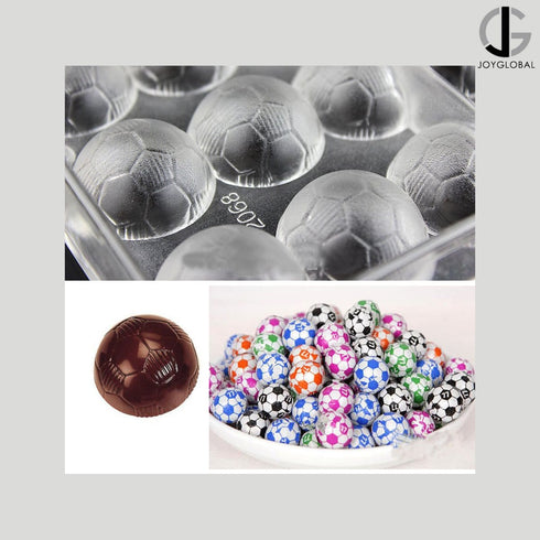 Polycarbonate Football Mould - 8 Grams