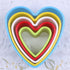 JoyGlobal Set of 5 Pieces Heart Cutter
