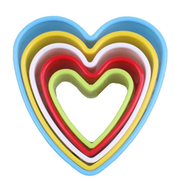 JoyGlobal Set of 5 Pieces Heart Cutter