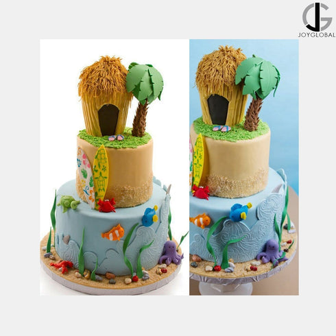 JoyGlobal 6 Different Sheet Hawaiian Texture Mat