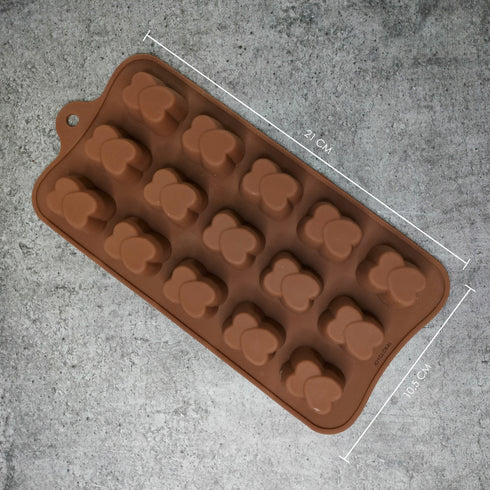 Silicone Double Heart Shaped Mould - 8 Grams