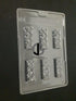 JoyGlobal PVC Rectangle Bar Shape Chocolate Mould - 22 Grams