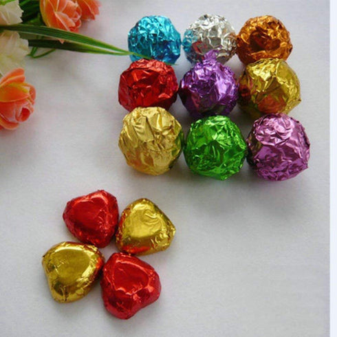 Aluminum Green Chocolate Wrappers