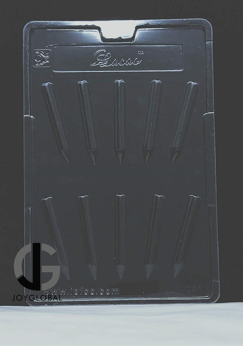 JoyGlobal 10-Cavity Cricket Stump Plastic Chocolate Mould