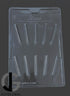 JoyGlobal 10-Cavity Cricket Stump Plastic Chocolate Mould