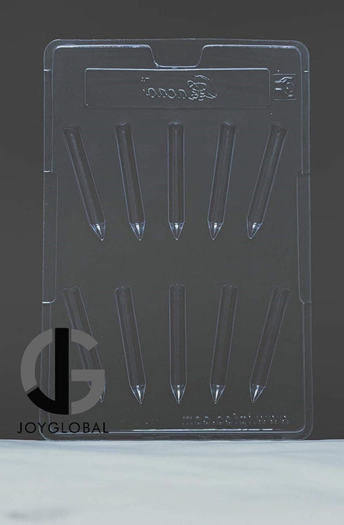 JoyGlobal 10-Cavity Cricket Stump Plastic Chocolate Mould