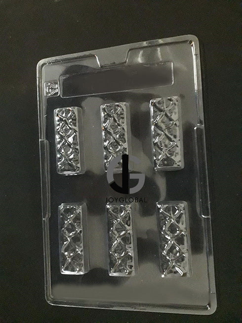 JoyGlobal PVC Rectangle Bar Shape Chocolate Mould - 22 Grams