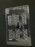 JoyGlobal PVC Rectangle Bar Shape Chocolate Mould - 22 Grams