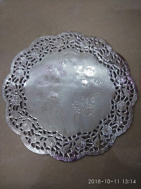 Rose Embedding Doilies - 10.5 Inches
