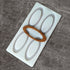 Silicone Oval Mirror Frame Garnishing Chocolate Mould