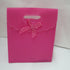 Gift Bags with Ribbon Bow-Pink