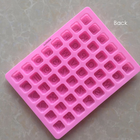 Silicone Alphabet Chocolate Mould