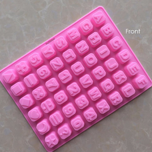 Silicone Alphabet Chocolate Mould