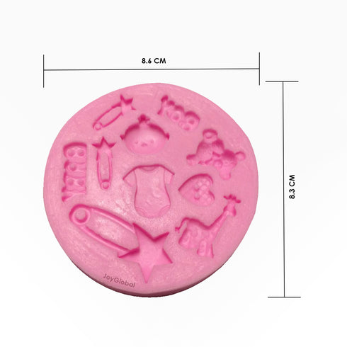 Silicone Baby Boy Baby Shower Mould