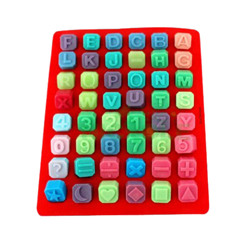 Silicone Alphabet Chocolate Mould