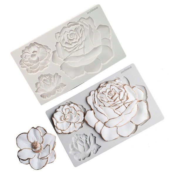 Silicone Etruscan Roses Mould