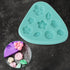 Silicone Tiny Flower Leaf Mould - 9 Cavity