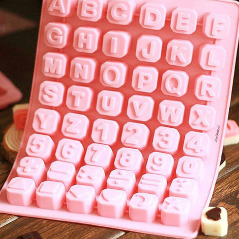Silicone Alphabet Chocolate Mould