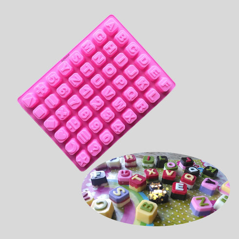 Silicone Alphabet Chocolate Mould