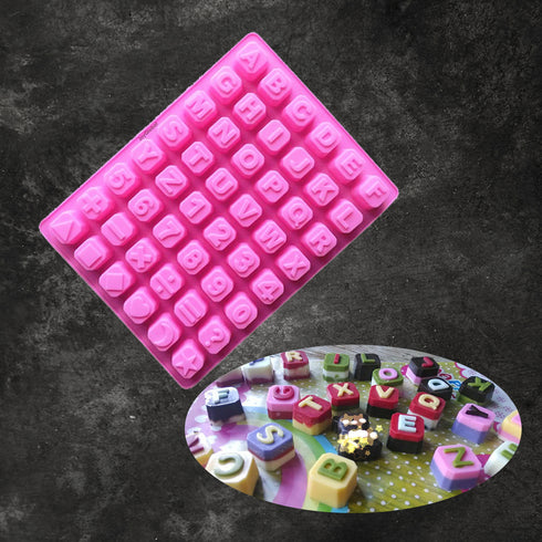 Silicone Alphabet Chocolate Mould