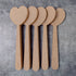 Brown Wooden Heart Shape Hammer - Set of 5 Pieces