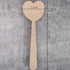 Brown Wooden Heart Shape Hammer - Set of 5 Pieces